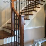 plain-double Stairs Railings